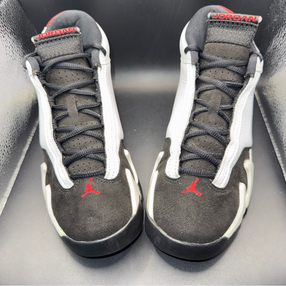 Size 6.5Y - Air Jordan 14 Retro GS Black Toe (2024), 487524-160, Clean, No Box